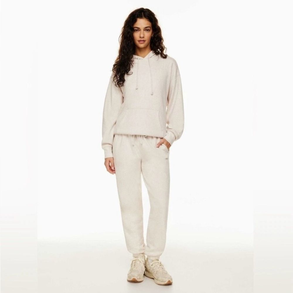 ARITZIA TNA Sweat Fleece Terry Fleece Boyfriend Fit Hoodie & Pants SET